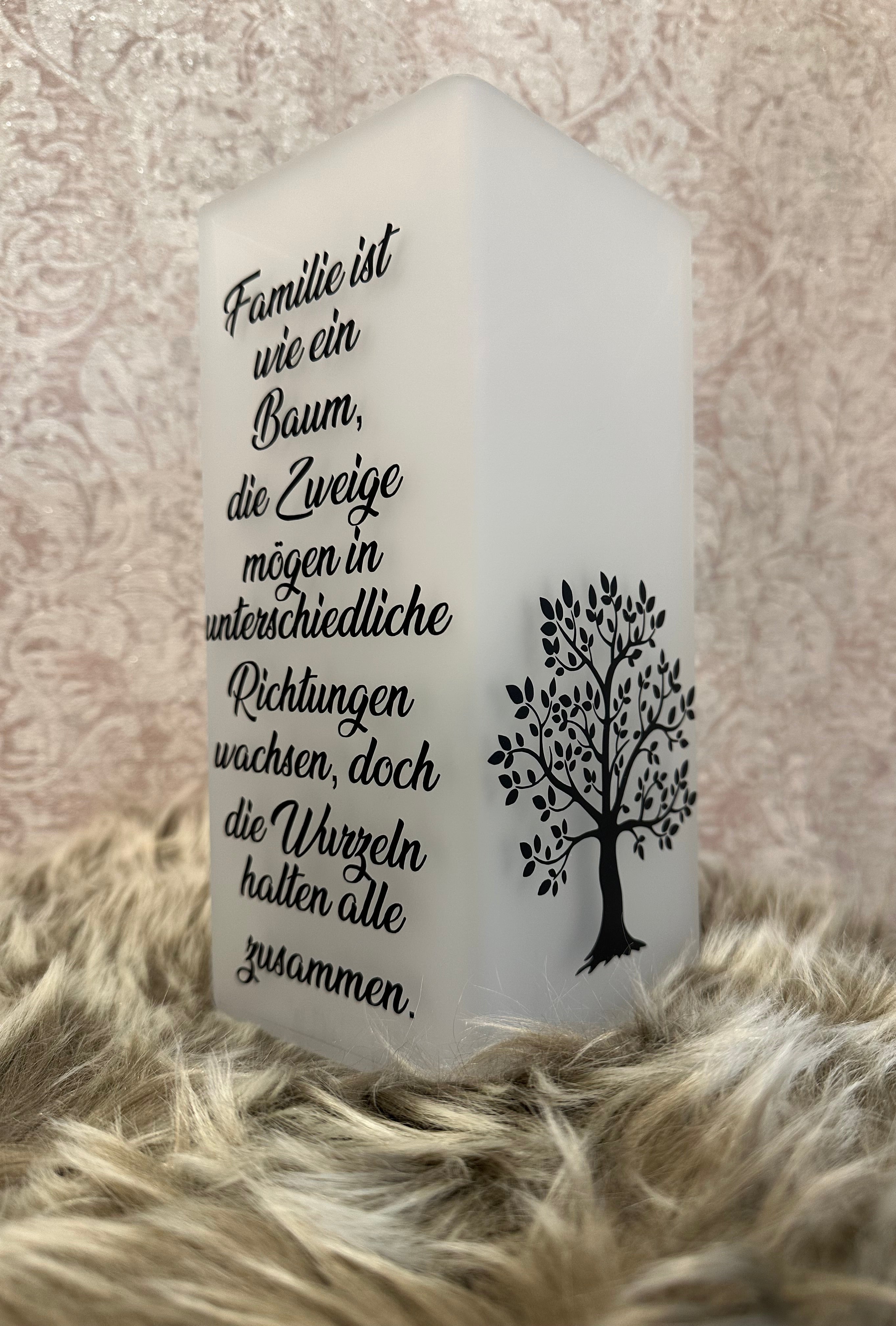 Tischlampe "Familie ist wie ein Baum."