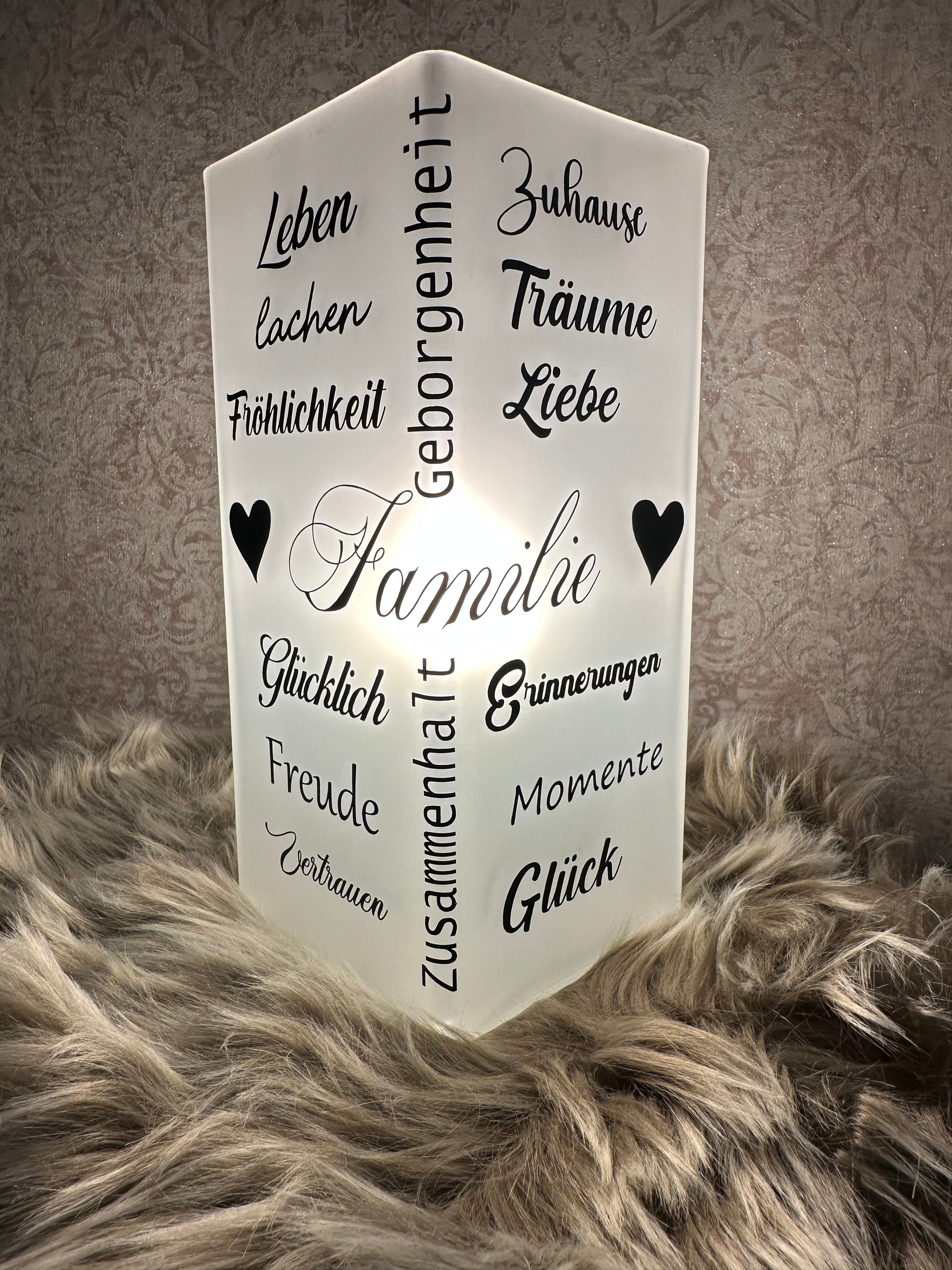 Tischlampe "Familie"